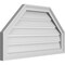 Ekena Millwork Octagonal Top Surface Mount PVC Gable Vent w/ 2"W x 1-1/2"P Brickmould Frame, 32"W x 18"H GVPOT32X1802SF - alternate 2
